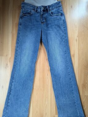 BLANQI Maternity Denim Jeans Size 2 Belly Support Skinny Stretch Excellent Cond.